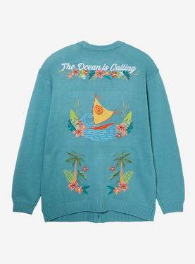 Disney Moana Embroidered Cardigan, , hi-res